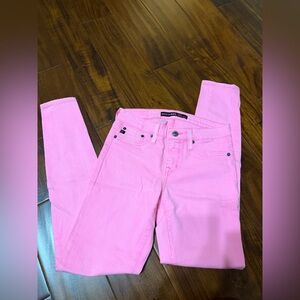 Big Star Women's Skinny Jeans in Vibrant Pink